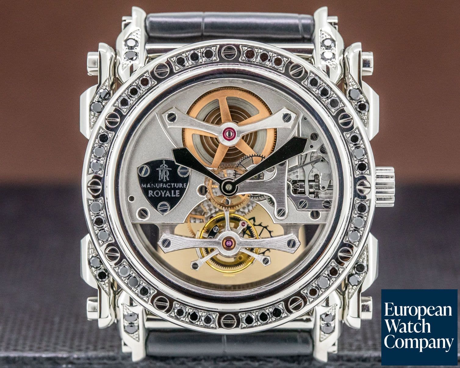 Image of Manufacture Royale Androgyne Tourbillon SS Black Diamonds  