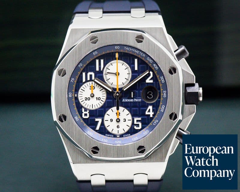 Image of Audemars Piguet Royal Oak Offshore Blue Dial SS / Rubber