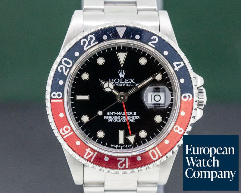 Image of Rolex GMT Master II SS Red / Black Coke