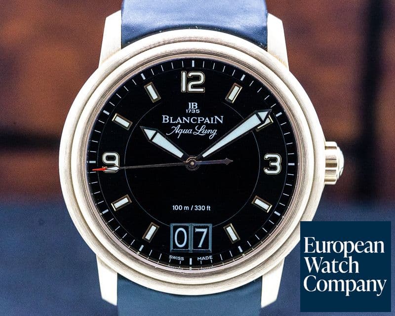 Image of Blancpain Aqualung Big Date 18K RG / Rubber