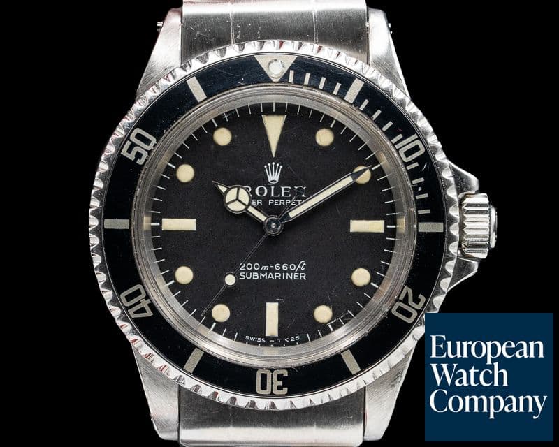 Image of Rolex Vintage Submariner 5513 "Meters First" SS Rivet Bracelet c. 1967