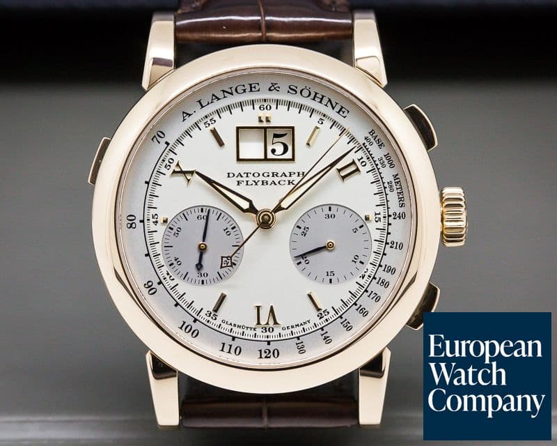 Image of A. Lange and Sohne Datograph Flyback 18K Rose Gold  / Deployment