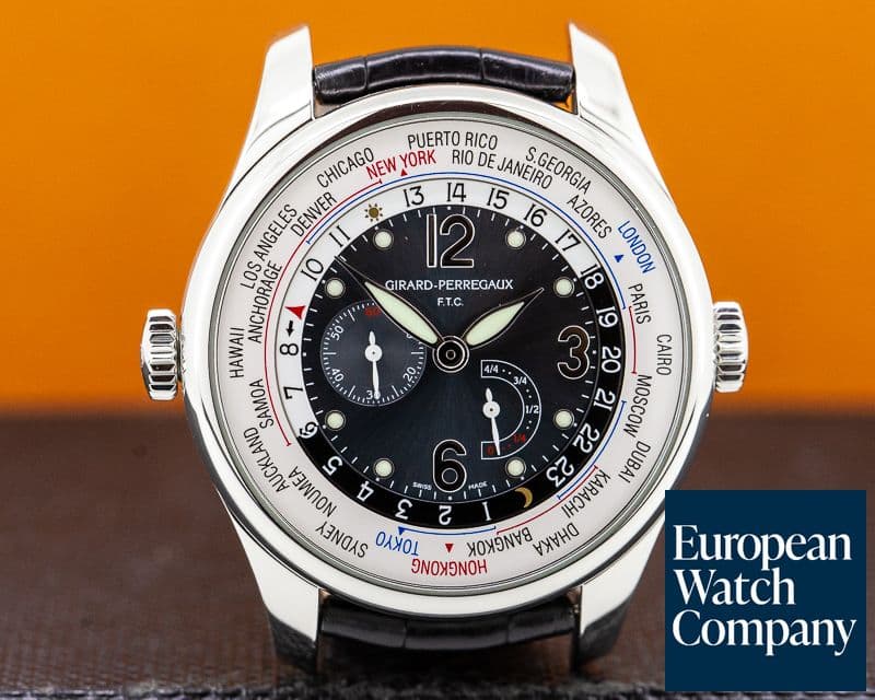 Image of Girard Perregaux World Time WW.TC Power Reserve Steel Financial Times