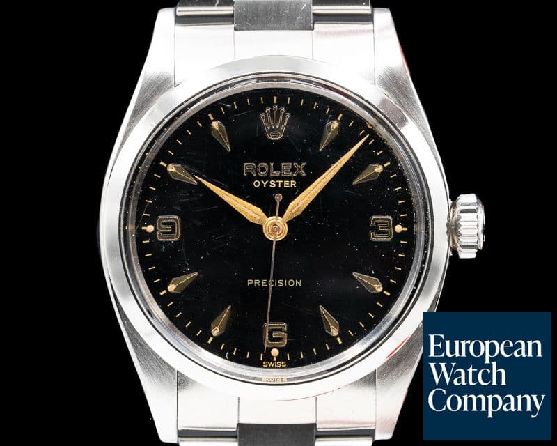 Image of Rolex Brevet Oyster Precision Manual Wind 1950's Radium Gloss Dial