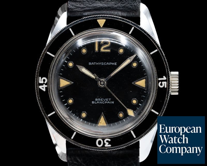 Image of Blancpain Vintage Aqualung Bathyscaphe Circa 1960