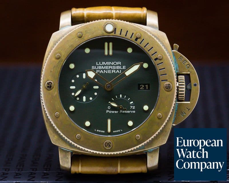 Image of Panerai Luminor Submersible 1950 BRONZO 3 Days Automatic 