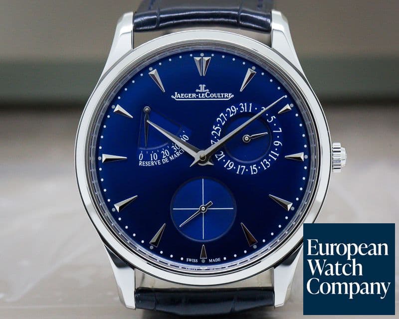 Image of Jaeger LeCoultre Master Reserve de Marche SS Blue Dial 