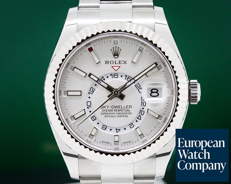 Image of Rolex Sky Dweller Steel White Dial SS