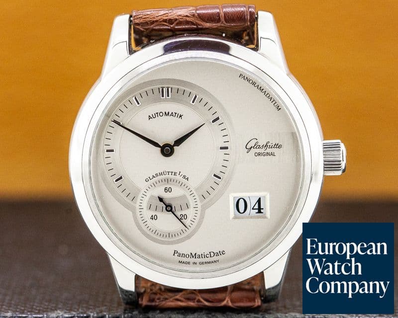 Image of Glashutte Original PanoMaticDate SS Silver Dial 