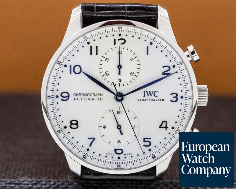 Image of IWC Portuguese Chronograph SS Lacquered Dial 150th Anni Limited