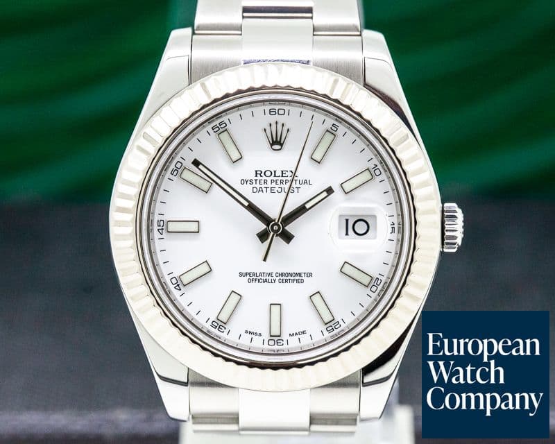 Image of Rolex Datejust II White Stick Dial SS 