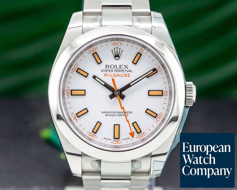 Image of Rolex Milgauss SS White Dial NEW OLD STOCK
