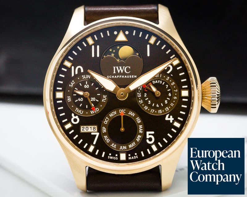 Image of IWC Big Pilot Perpetual Calendar Rose Gold Limited 50 Pieces