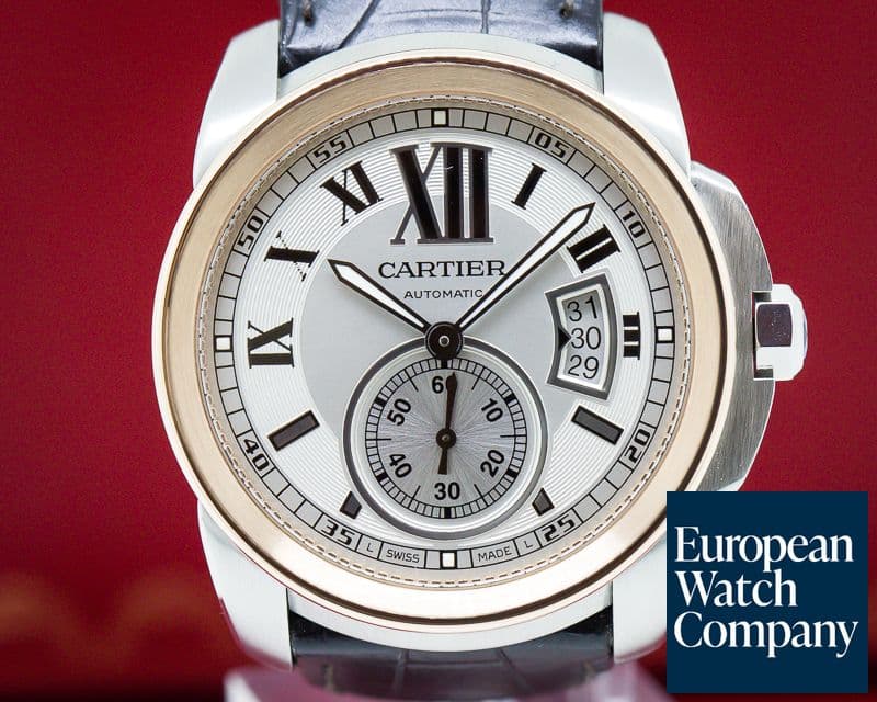 Image of Cartier Calibre de Cartier SS / 18K Rose Gold 