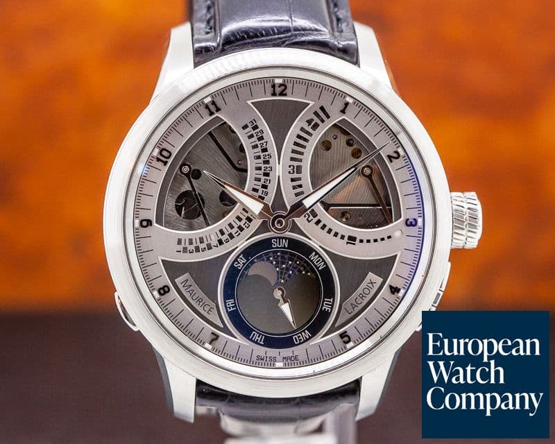 Image of Maurice Lacroix Masterpiece Lune Retrograde SS