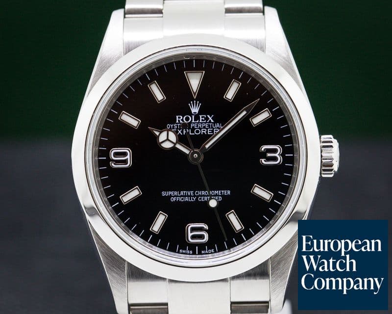 Image of Rolex Explorer I 36MM SS Black Dial 

