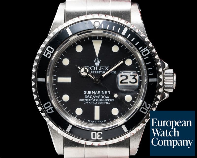Image of Rolex Submariner 1680 SS BOX & PAPERS Circa 1974