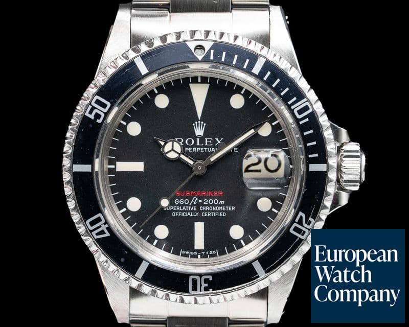 Image of Rolex Submariner RED MK IV Circa 1970 SS