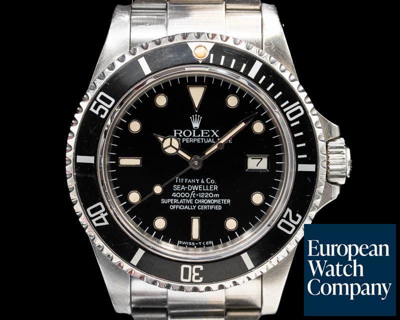 Image of Rolex Sea Dweller Transitional SS TIFFANY & CO