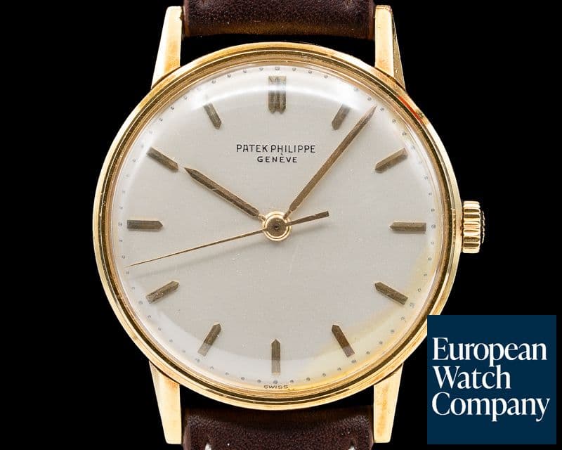 Image of Patek Philippe Calatrava 18K Manual Wind Silver Dial 34.5MM