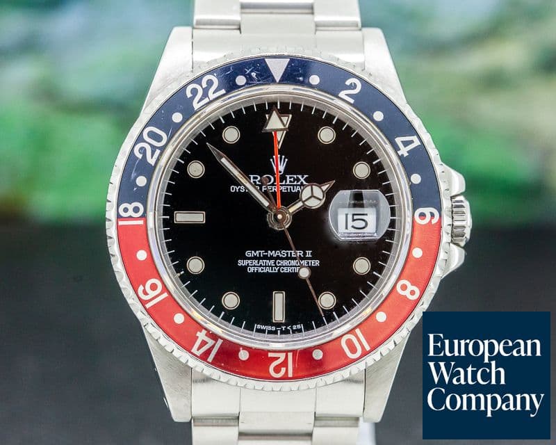 Image of Rolex GMT Master II SS Red / Black Coke