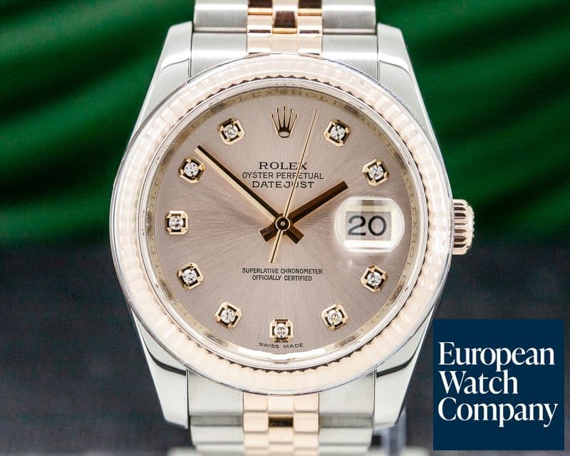 Image of Rolex Datejust SS / Everrose Gold Jubilee Diamond Dial