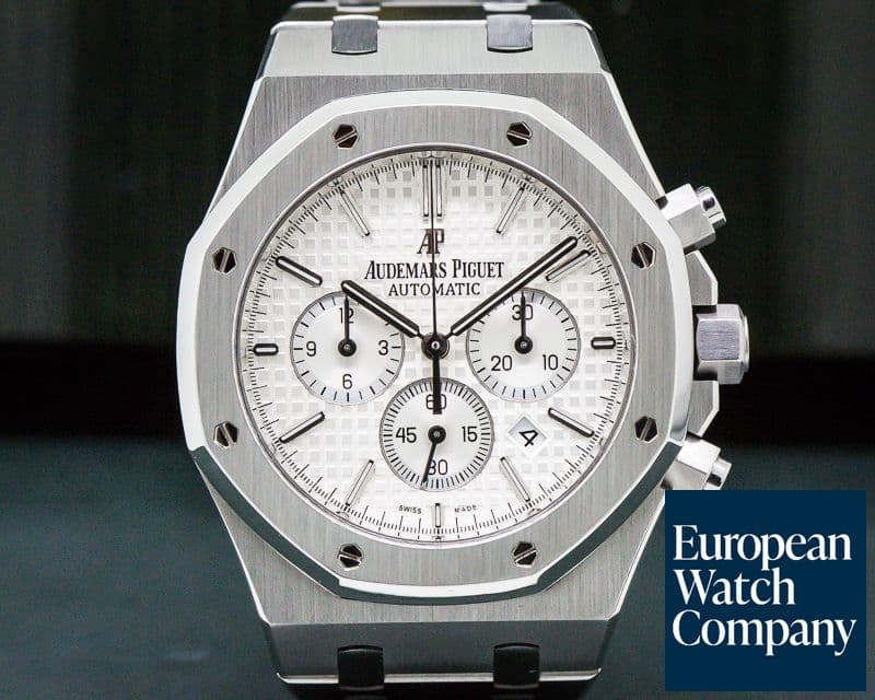 Image of Audemars Piguet Royal Oak Chronograph Silver Dial SS 41MM