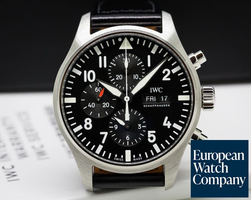 Image of IWC Flieger Pilot Chronograph SS  