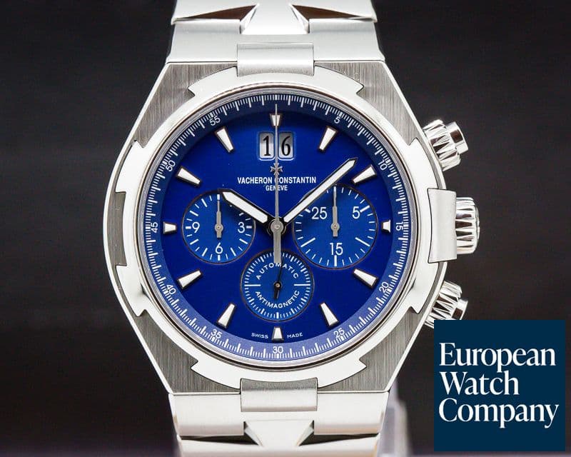 Image of Vacheron Constantin Overseas Chronograph Blue Dial SS / SS  