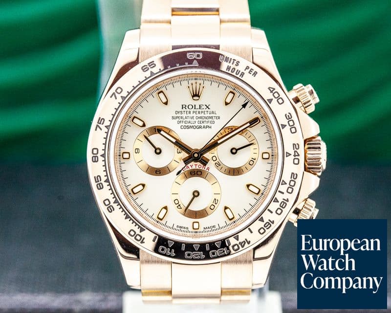 Image of Rolex Daytona Everose Gold Ivory Dial 2018