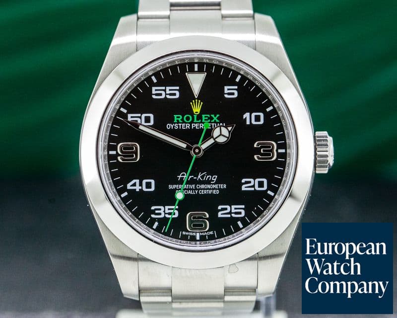 Image of Rolex Air King Black Dial SS 