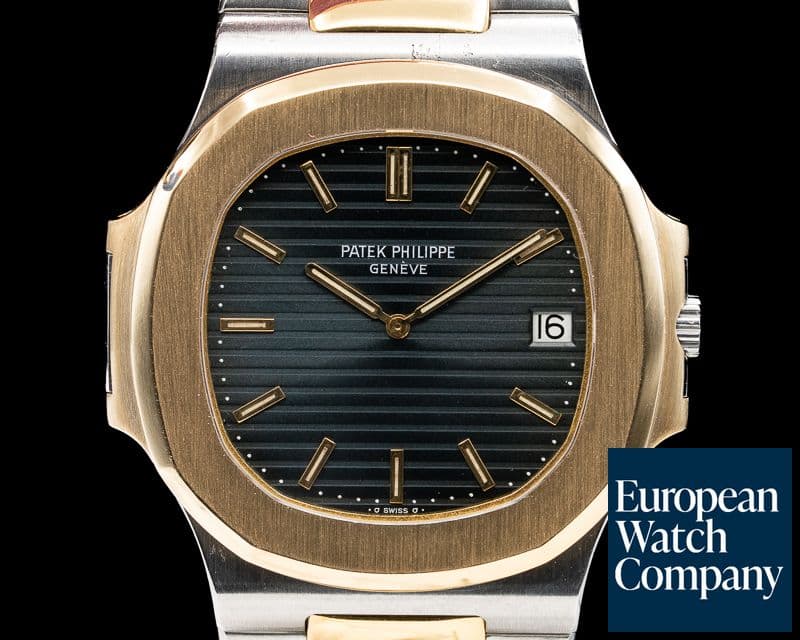 Image of Patek Philippe Nautilus Jumbo SS / 18k Yellow Gold