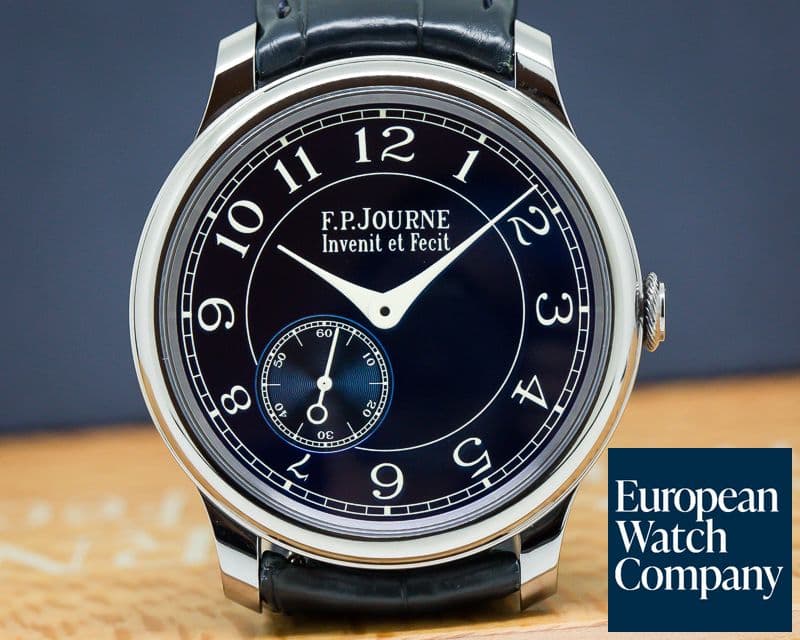 Image of F. P. Journe Chronometre Bleu Tantalum Blue Dial 