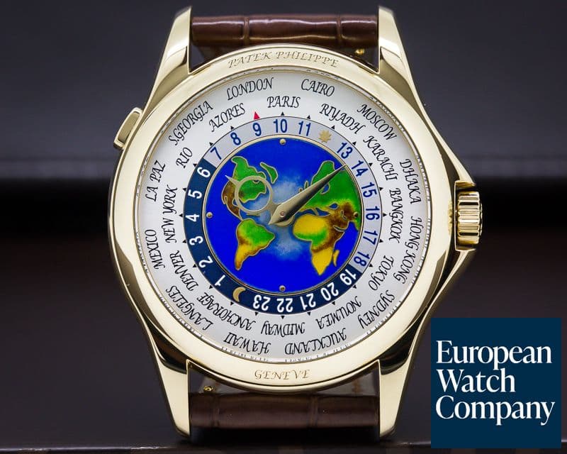 Image of Patek Philippe World Time Enamel Dial 18K Yellow Gold