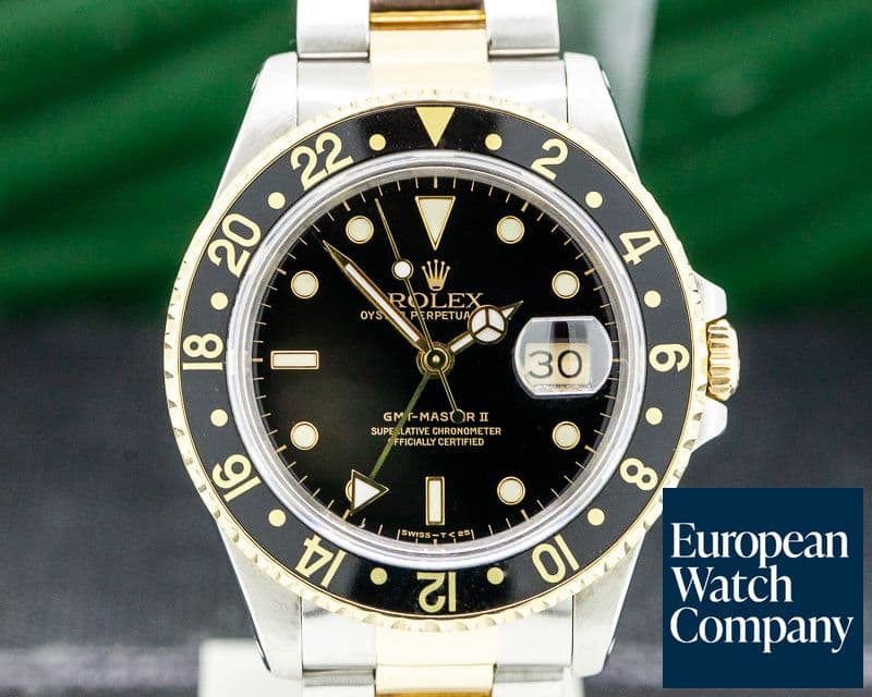 Image of Rolex GMT Master II 18K / SS Black Dial
