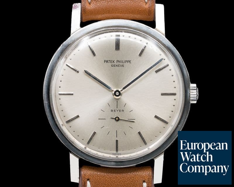 Image of Patek Philippe 3466 Steel Calatrava BEYER Automatic RARE UNPOLISHED 