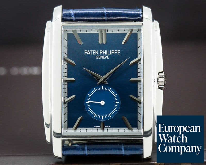 Image of Patek Philippe Gondolo 18K White Gold Blue Dial Manual Wind 