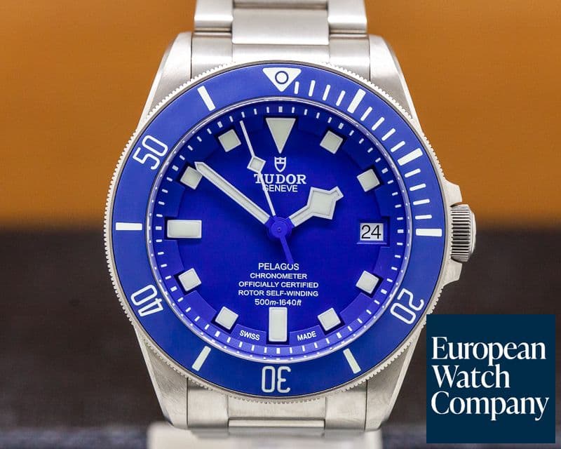 Image of Tudor Pelagos Blue Dial In-House Caliber Titanium 