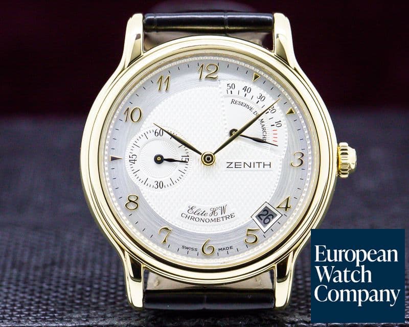 Image of Zenith Class Elite Reserve de Marche 18K Yellow Gold