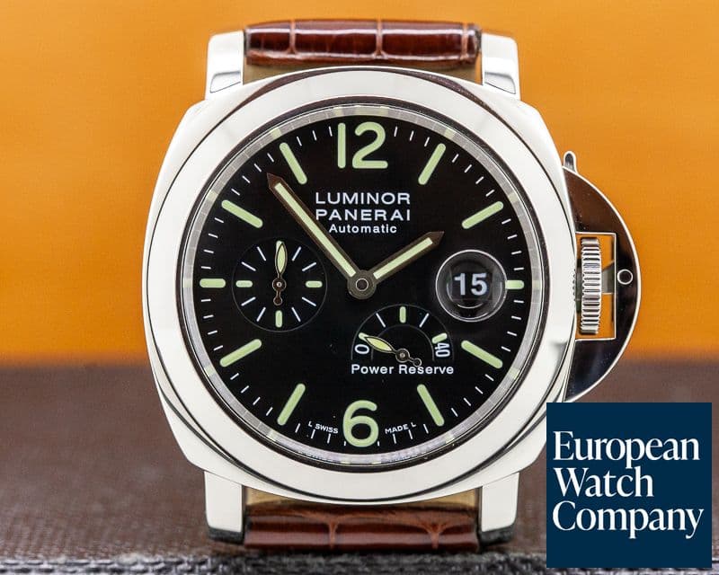 Image of Panerai Luminor Power Reserve Black Dial 44MM SS