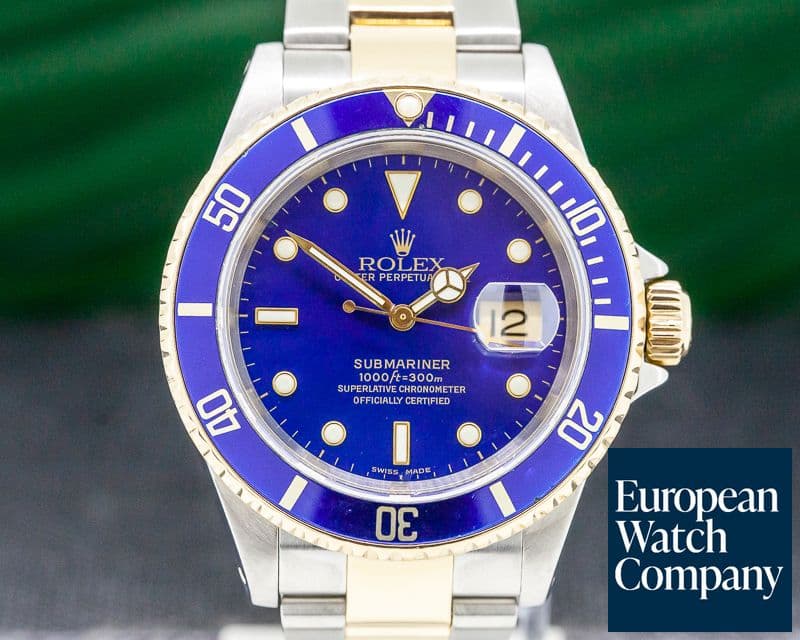 Image of Rolex Submariner Blue Dial SS / 18K