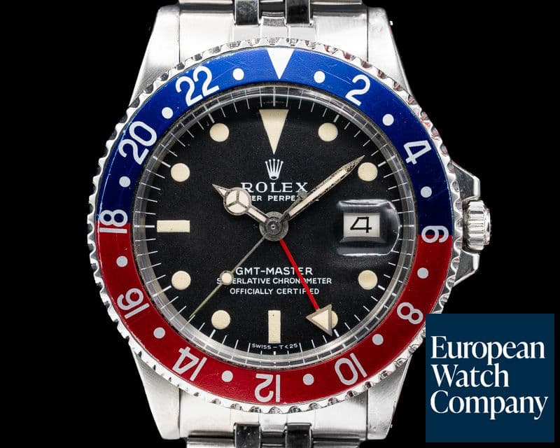 Image of Rolex Vintage GMT Master "Pepsi Bezel" Mark 1 Dial c. 1971 