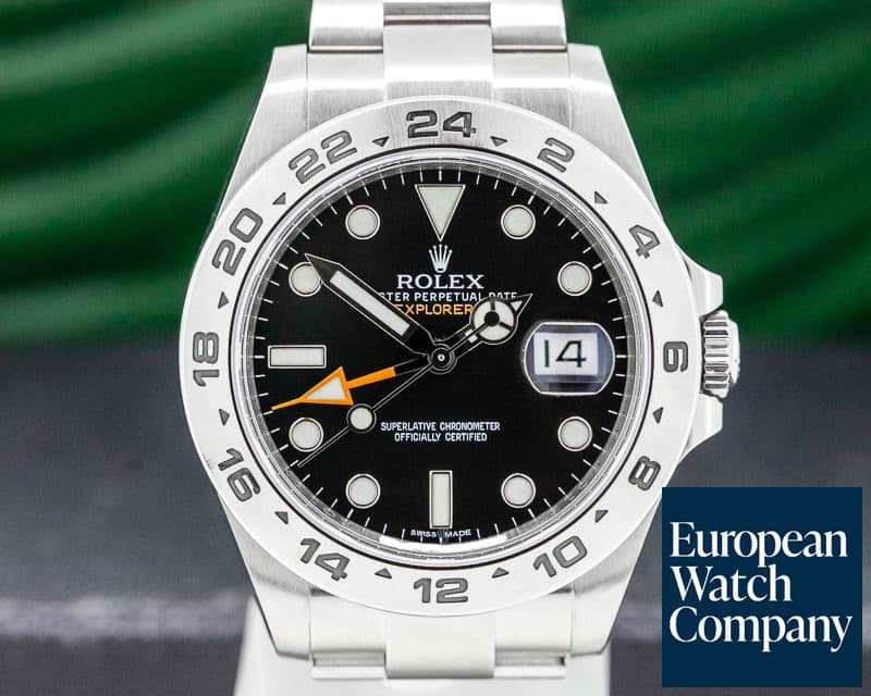 Image of Rolex Explorer II Black Dial SS / SS 