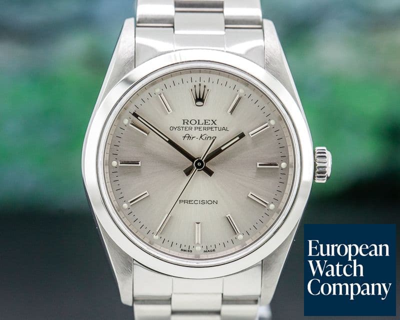 Image of Rolex Oyster Perpetual Air King SS Silver Stick 