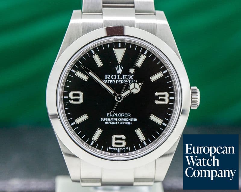 Image of Rolex Explorer I Black Dial 39MM 