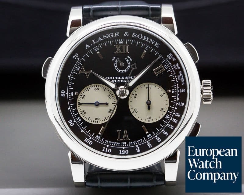 Image of A. Lange and Sohne Datograph Double Split Black Dial Platinum / Deployment