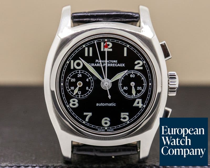 Image of Girard Perregaux Vintage 1960 Black Dial Chronograph Automatic SS