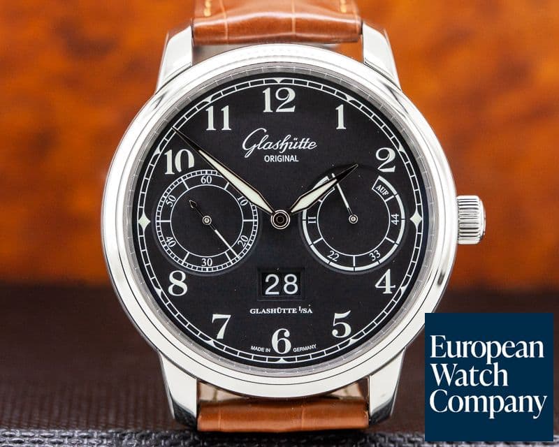 Image of Glashutte Original Senator Observer SS / SS Deployant Buckle 