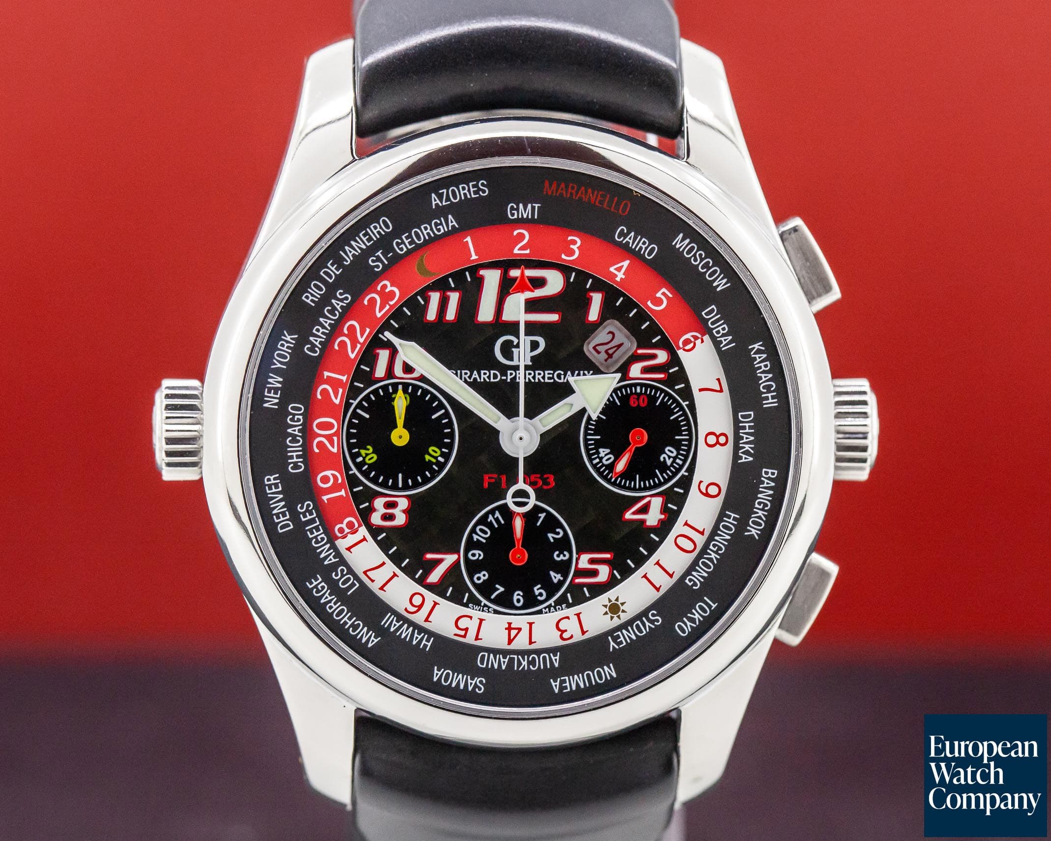Image of Girard Perregaux World Time WW.TC Ferrari Titanium