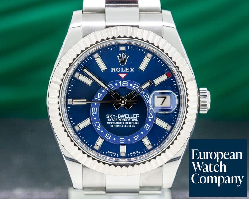 Image of Rolex Sky Dweller Steel Blue SS / SS